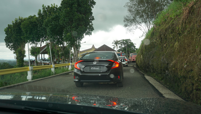 Honda Civic drive in Bohol