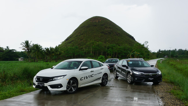 Honda Civic drive in Bohol