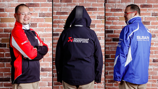 Botchi Santos' car-related jacket collection